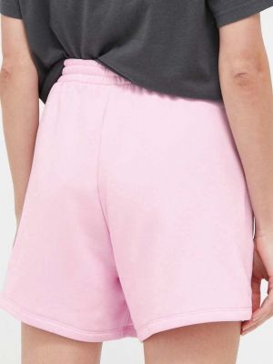 Pantaloni cu talie înaltă Adidas Originals roz