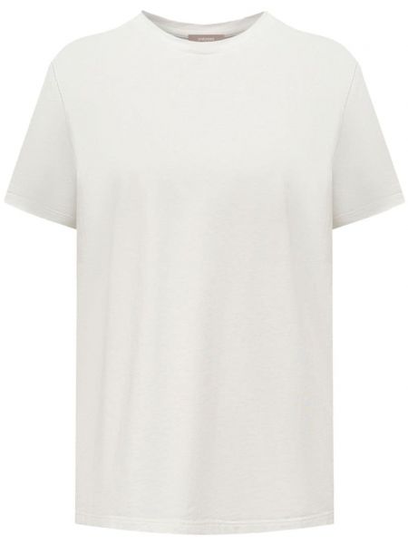 Bombažna majica z okroglim izrezom 12 Storeez bela