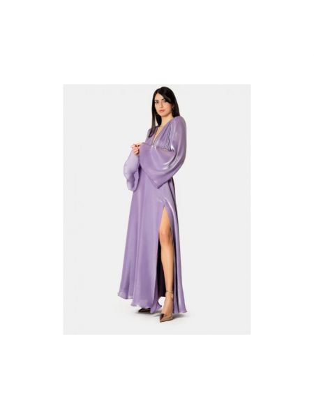 Vestido largo Actualee violeta