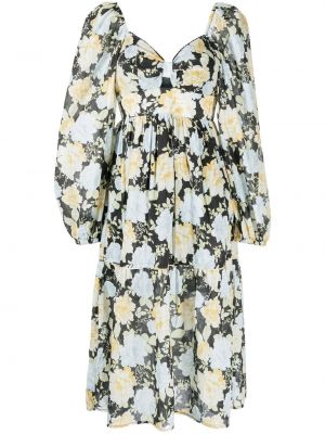 Trykt floral dress We Are Kindred svart