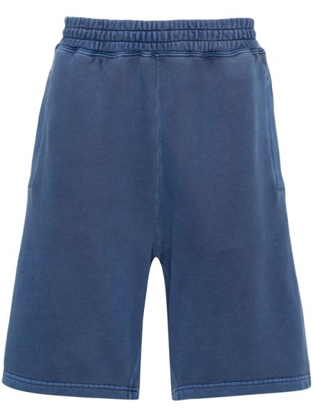 Pantaloni scurți din bumbac Carhartt Wip albastru