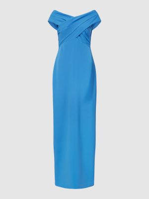Sukienka wieczorowa Lauren Ralph Lauren błękitna