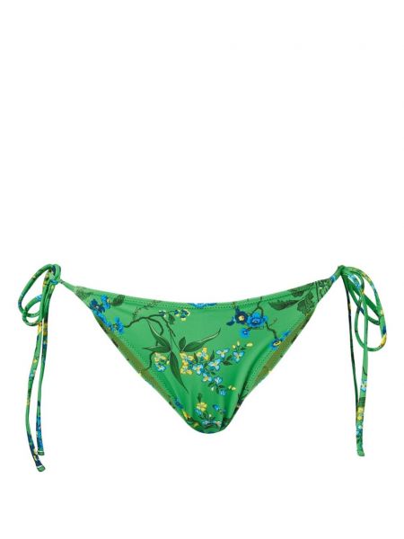 Bikini à fleurs Erdem vert