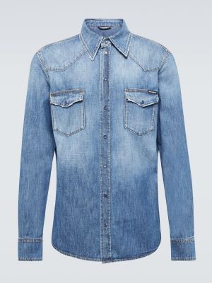 Camicia jeans Dolce&gabbana blu