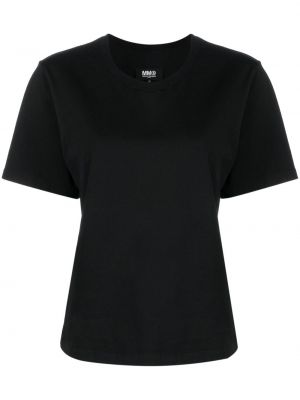Bavlnené tričko Mm6 Maison Margiela čierna