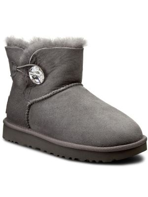 Škornji za sneg z gumbi Ugg siva