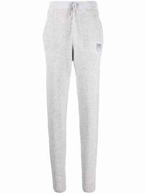 Pantalones de chándal con bordado Pinko gris