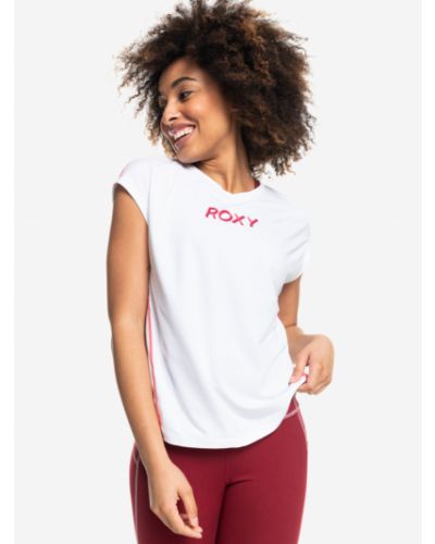 Tričko s nápisom Roxy biela