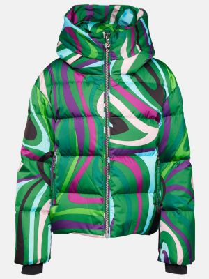 Pernata skijaška jakna s printom Pucci