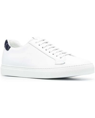 Sneakersy w paski Scarosso białe