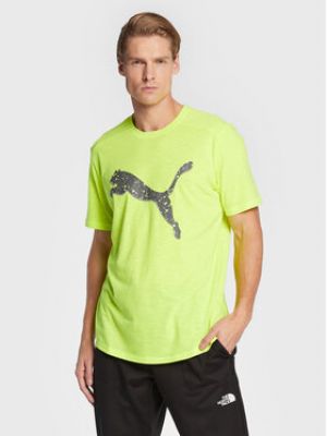 Priliehavé športové tričko Puma zelená