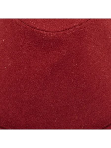 Czapka z kaszmiru Hermès Vintage czerwona