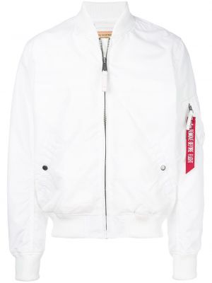 Bomberjacka Alpha Industries vit