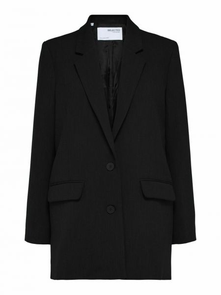 Krótki płaszcz Selected Femme czarny