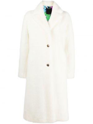 Γυναικεία παλτό με σχέδιο Philipp Plein λευκό