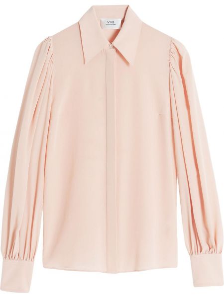 Medvilninė marškiniai Victoria Victoria Beckham rožinė
