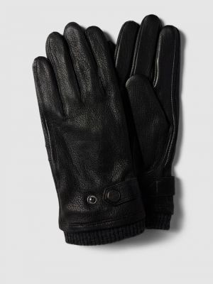 Кожаные перчатки Pearlwood черные