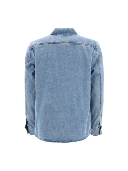 Kurtka jeansowa bawełniana A.p.c. niebieska