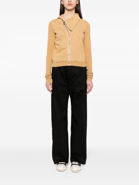 Bluza rozpinana bawełniana Rick Owens Drkshdw żółta