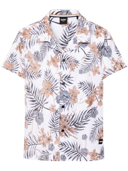 Hemd mit print mit tropischem muster Boss