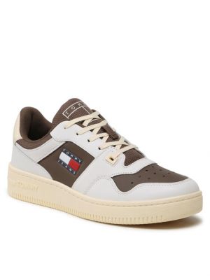 Sneakers Tommy Jeans καφέ