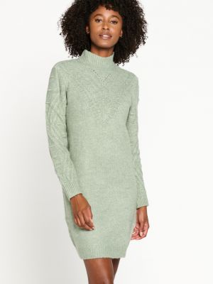 Robe en tricot Lolaliza vert