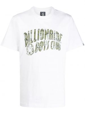 Памучна тениска с принт Billionaire Boys Club бяло