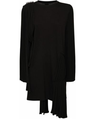 Sukienka mini bawełniane Mm6 Maison Margiela - сzarny