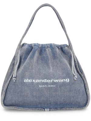 Βαμβακερή τσάντα ώμου Alexander Wang