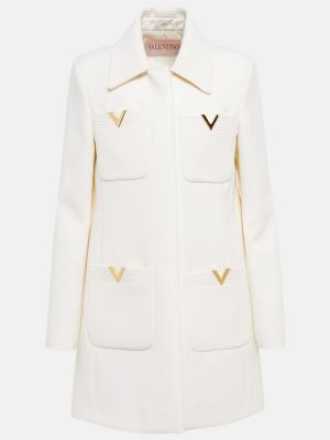Krótki płaszcz wełniany Valentino