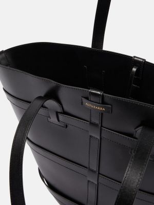 Kožená nákupná taška Altuzarra čierna