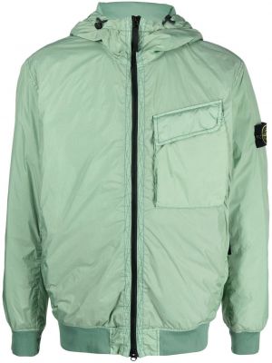 Huva jacka Stone Island grön