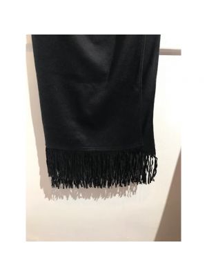 Bufanda de cachemir con estampado de cachemira Dior Vintage negro
