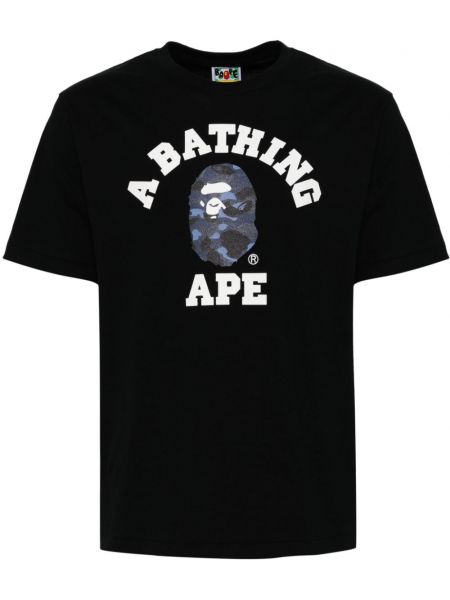 Painettu t-paita A Bathing Ape® musta