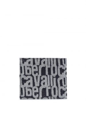 Portefeuille à imprimé Roberto Cavalli bleu
