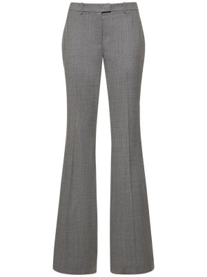 Vlnené nohavice Michael Kors Collection sivá