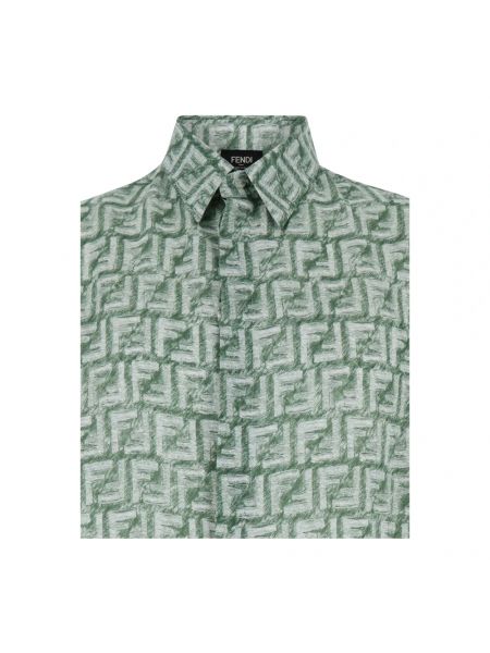 Camisa manga corta Fendi verde