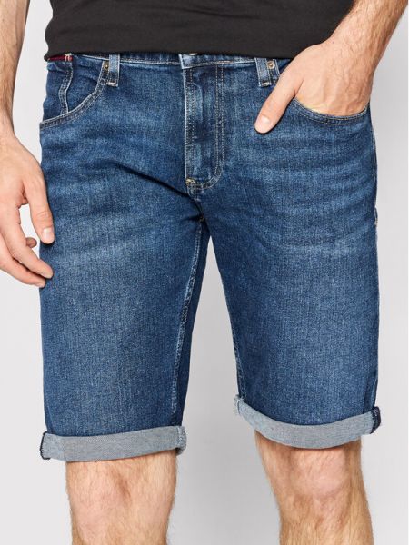 Szorty jeansowe Tommy Jeans, granatowy