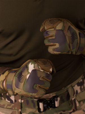 Коричневі рукавички Bezet