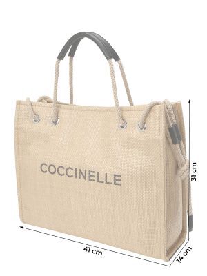 Shopper torbica Coccinelle bež