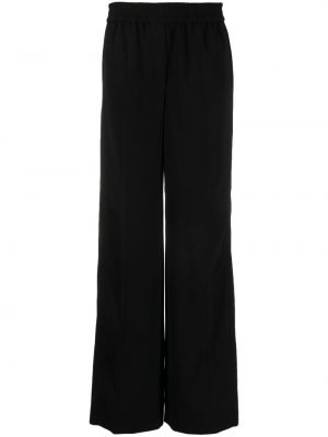 Παντελόνι σε φαρδιά γραμμή Calvin Klein μαύρο