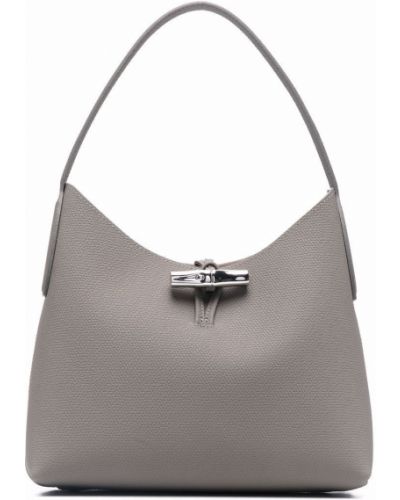 Чанта за ръка Longchamp сиво