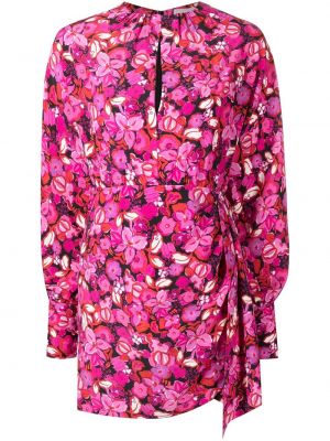 Trykt floral dress Rebecca Vallance rosa