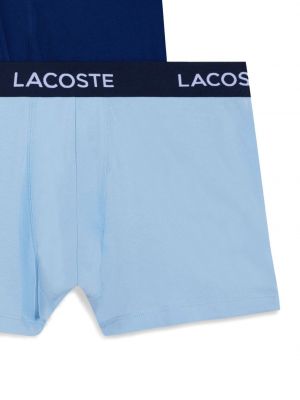 Boxershorts aus baumwoll mit print Lacoste blau