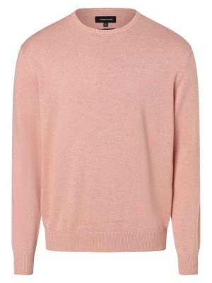 Sweter bawełniany Andrew James różowy