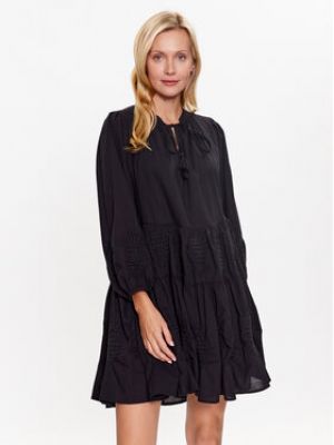 Bavlněné šaty Seafolly - černá