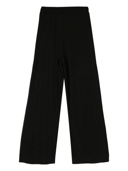 Rovné kalhoty Max Mara černé