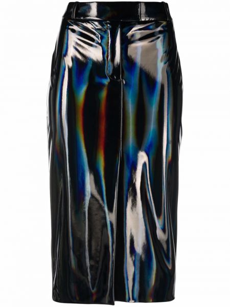 Falda de tubo ajustada The Attico negro