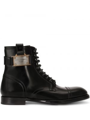 Členkové topánky Dolce & Gabbana čierna