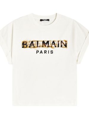 Bomuld t-shirt for drenge Balmain Kids